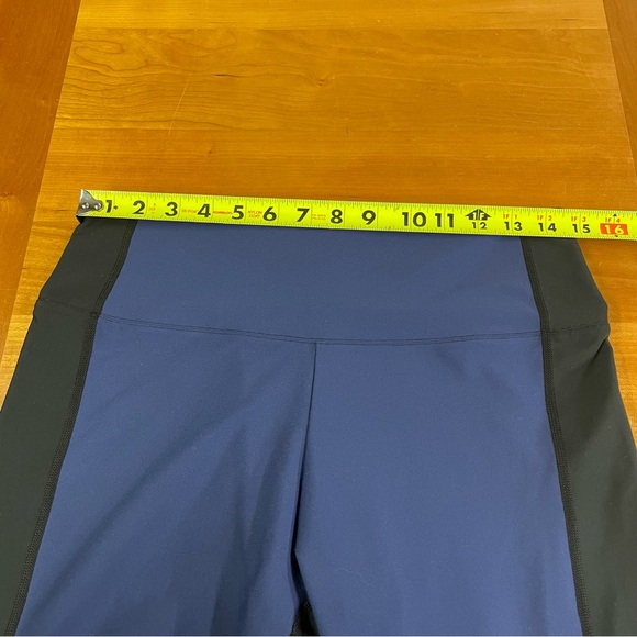 Summersalt blue and black color block yoga pants leggings 12 - Picture 7 of 10
